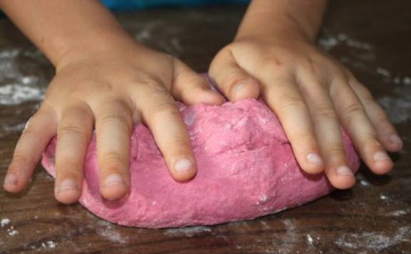 pan de pita rosa
